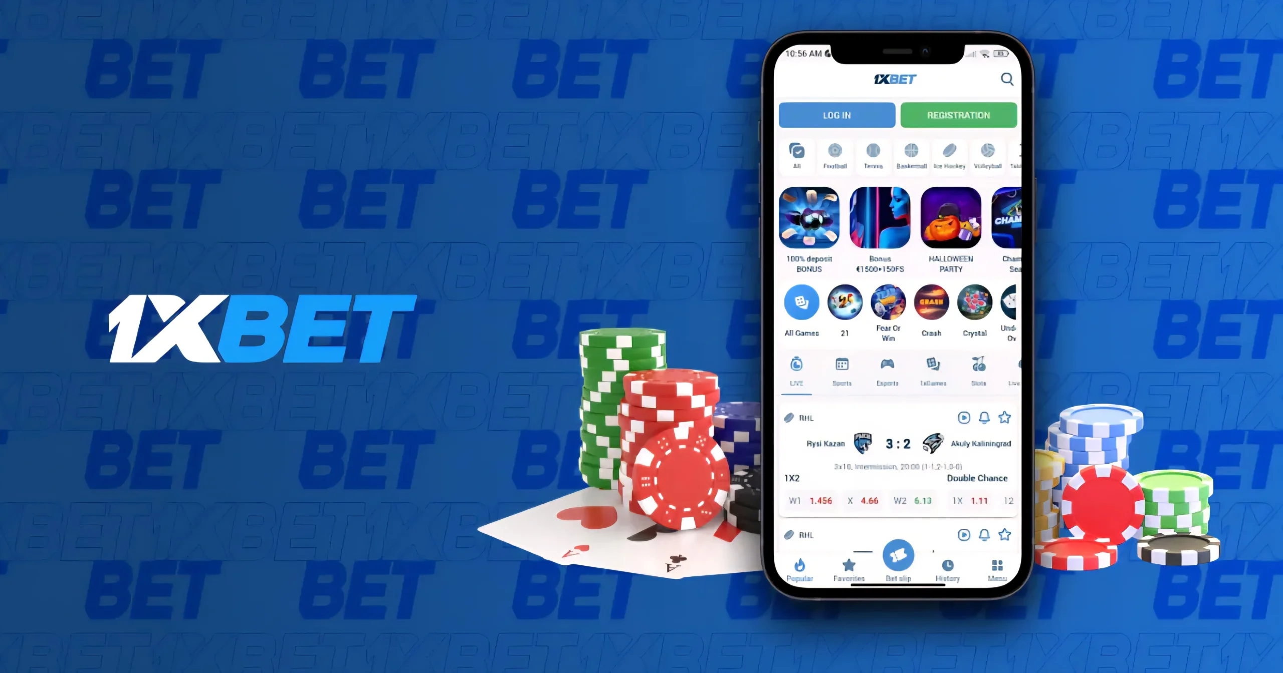 Скачать 1xBet приложение на Андроид бесплатно - удобный доступ к ставкам и казино с телефона